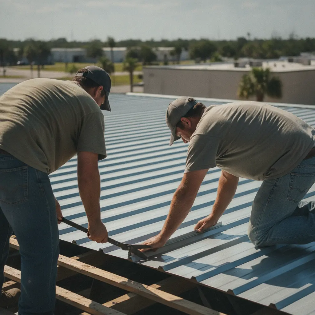 Standing Seam Metal Roof Installation in Jacksonville, FL Standing Seam Metal Roof Installation in Jacksonville, FL in Jacksonville, FL